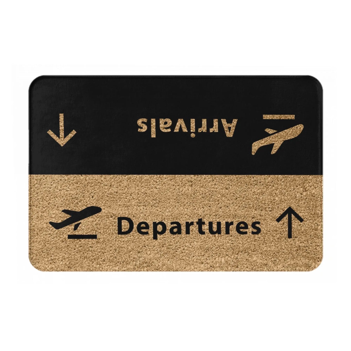 Paillasson "Arrival/Departure" style aviation