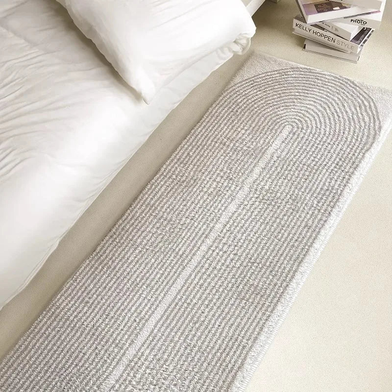Tapis de chambre "Pure Stripe" près du lit