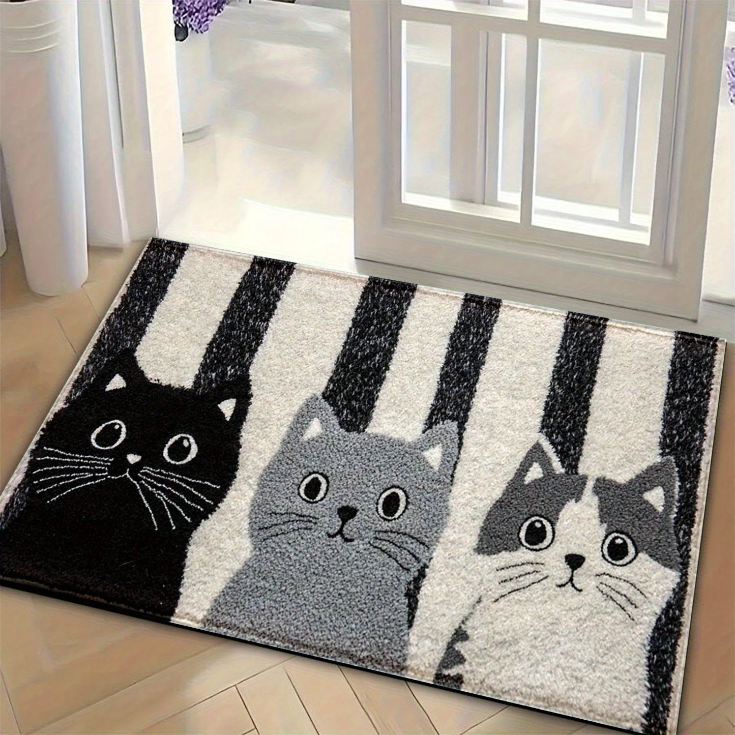 Paillasson desing trois chat