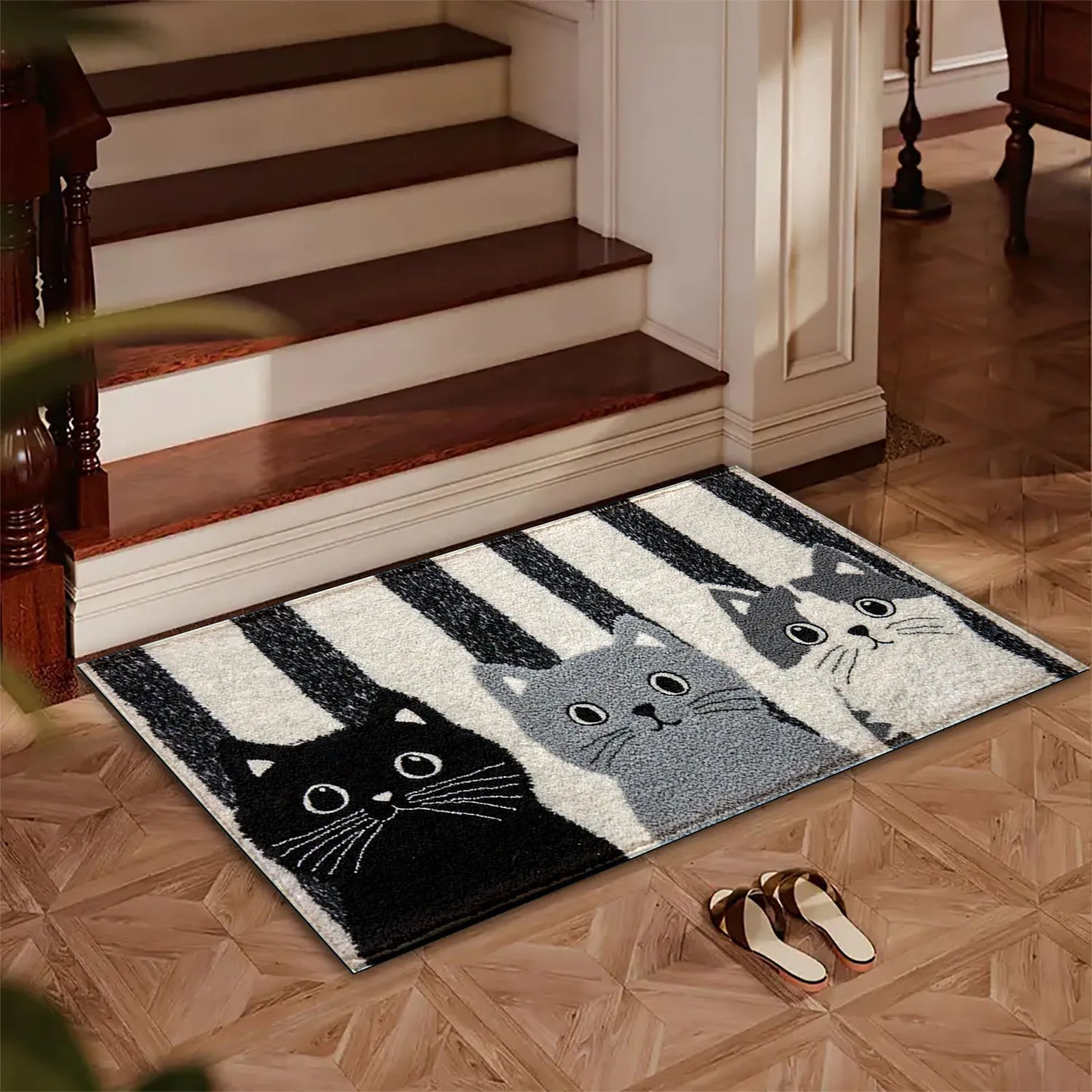 Paillasson desing trois chat