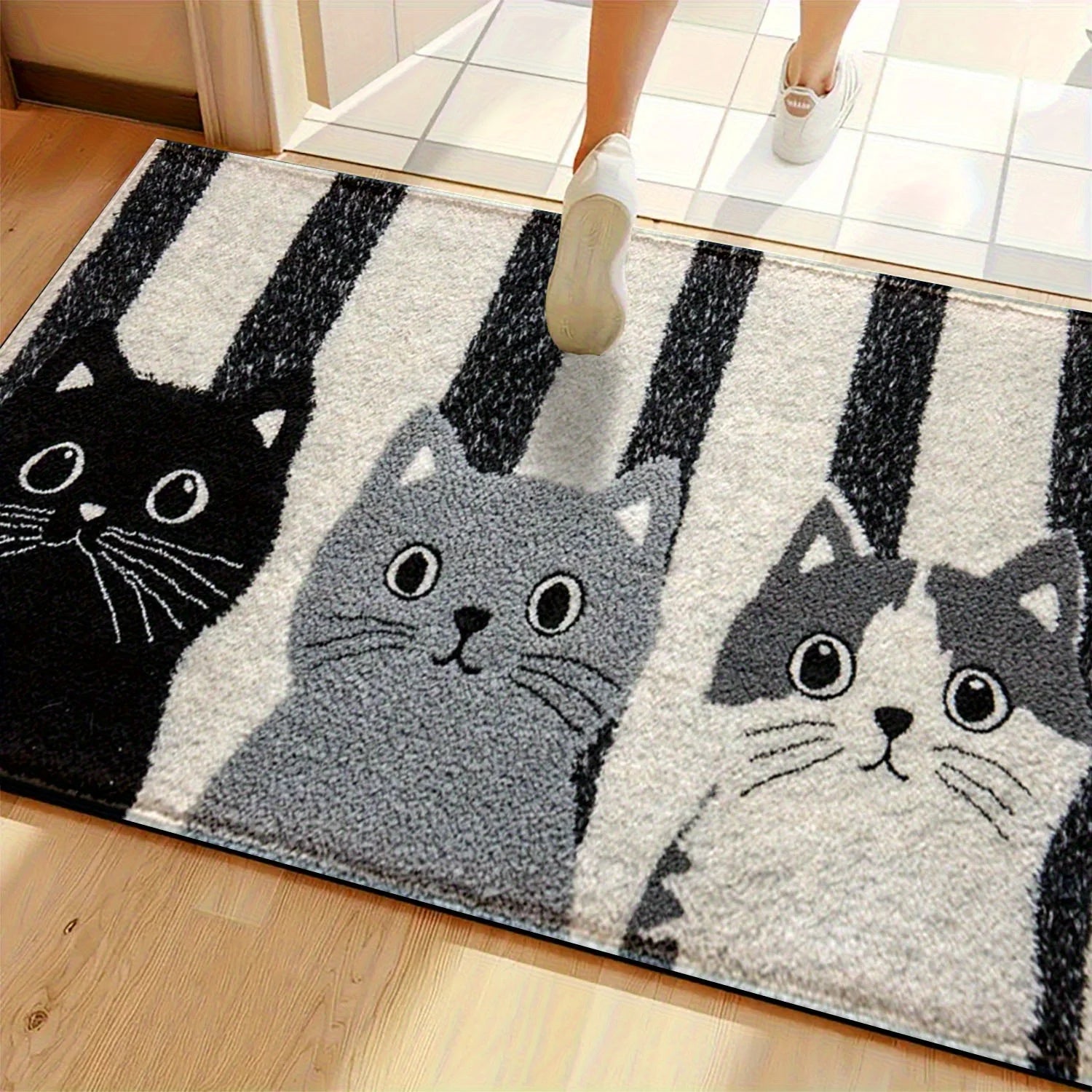 Paillasson desing trois chat