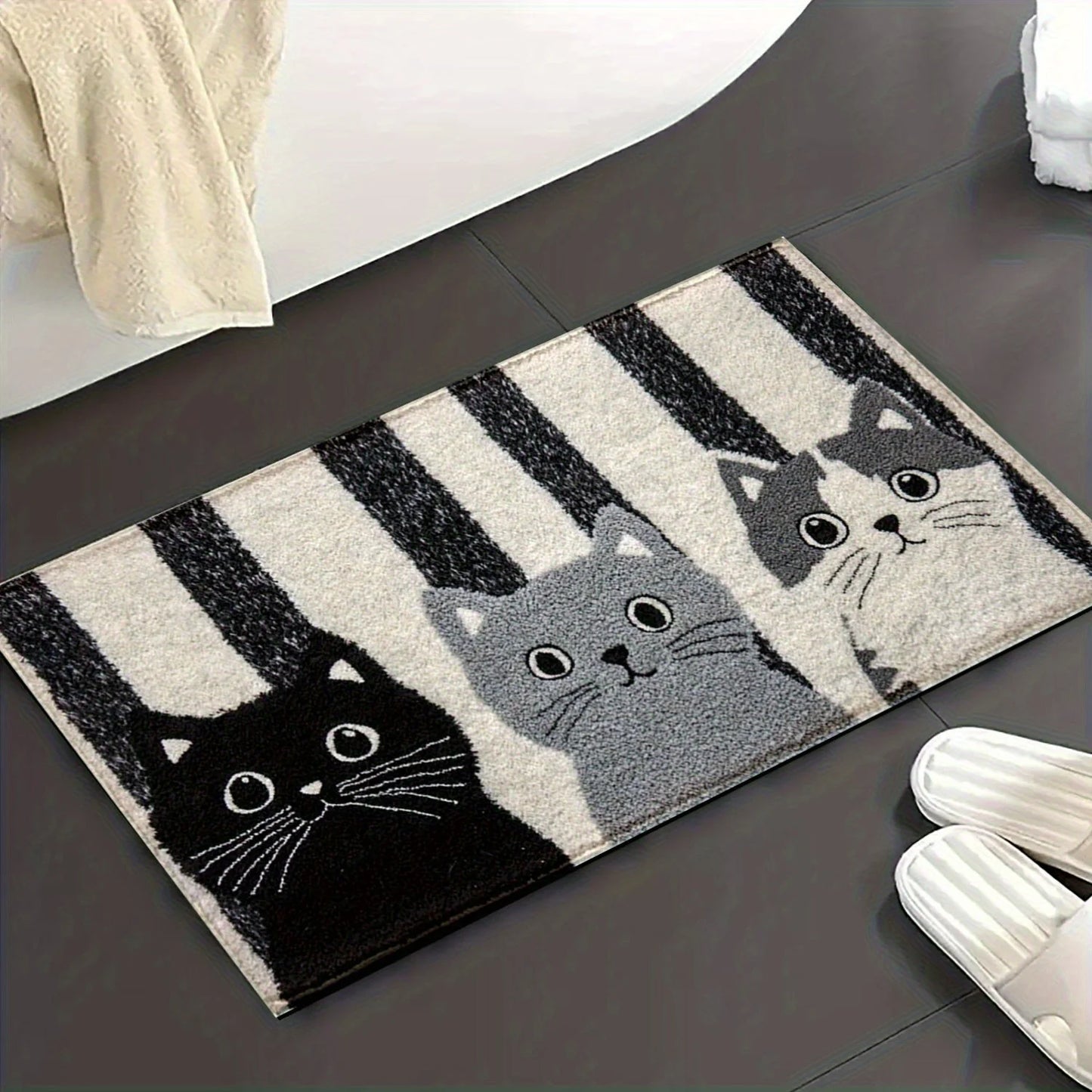Paillasson desing trois chat
