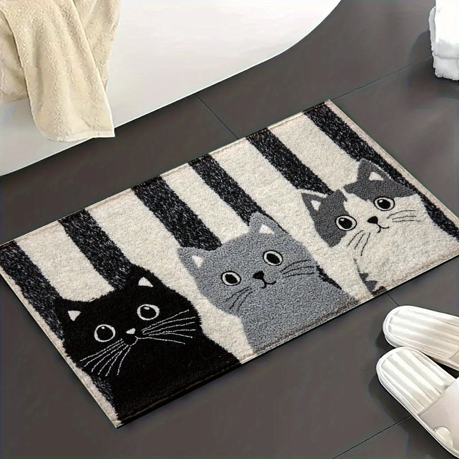Paillasson desing trois chat