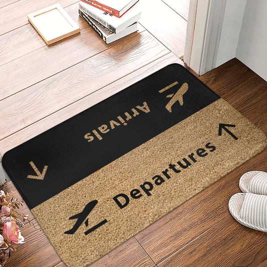 Paillasson "Arrival/Departure" style aviation
