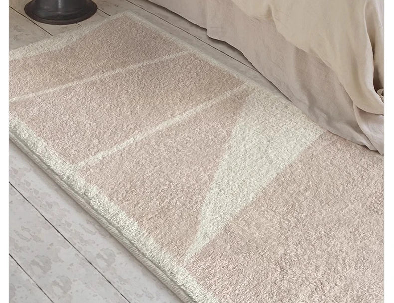 Tapis de chambre "Serene Line" près du lit